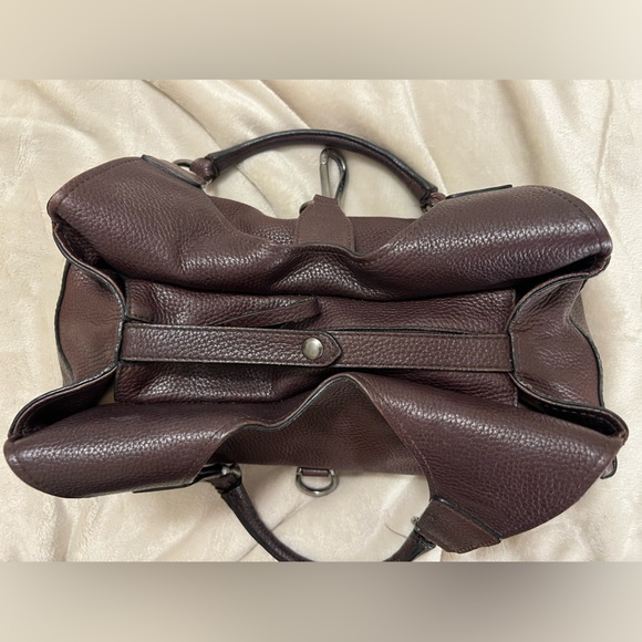 COCCINELLE Italian Leather Dark Brown Leather Shoulder Bag - Picture 9 of 16